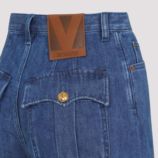 25SS 발렌티노 가라바니 숏팬츠 6B3DD18S94C 558 MEDIUM BLUE DENIM - VALENTINO GARAVANI