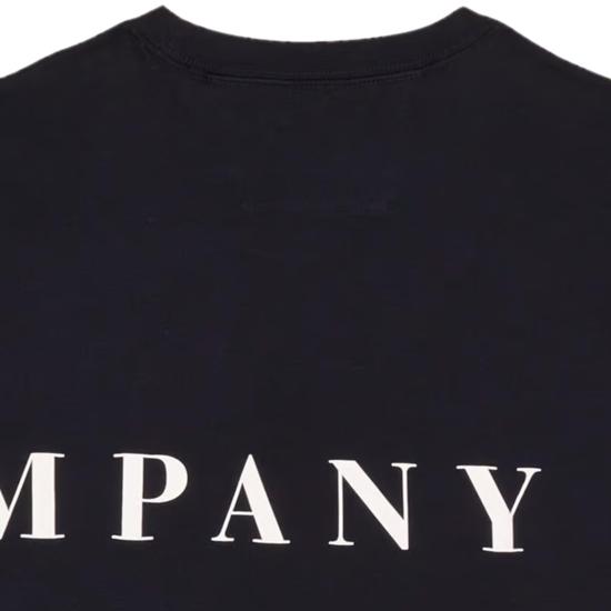 25SS 씨피 컴퍼니 반팔 티셔츠 18CMTS139A005100W999 BLACK DOM - C.P. COMPANY
