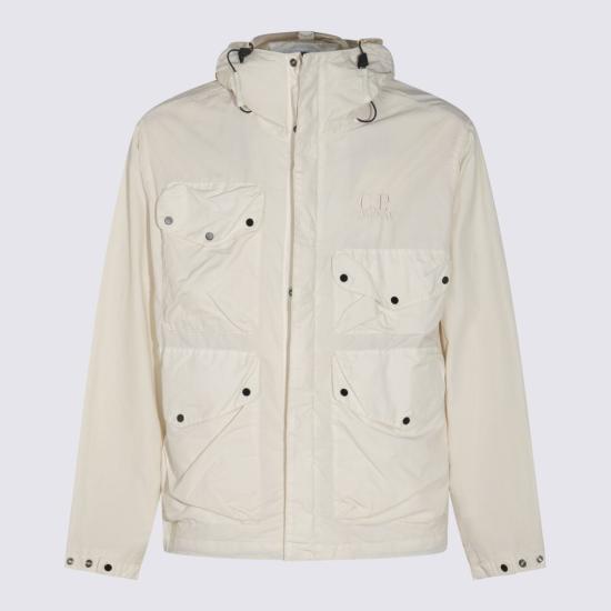 25SS 씨피 컴퍼니 플랫 나일론 고글 자켓 18CMOW050A005991G402 PISTACHIO SHELL DOM