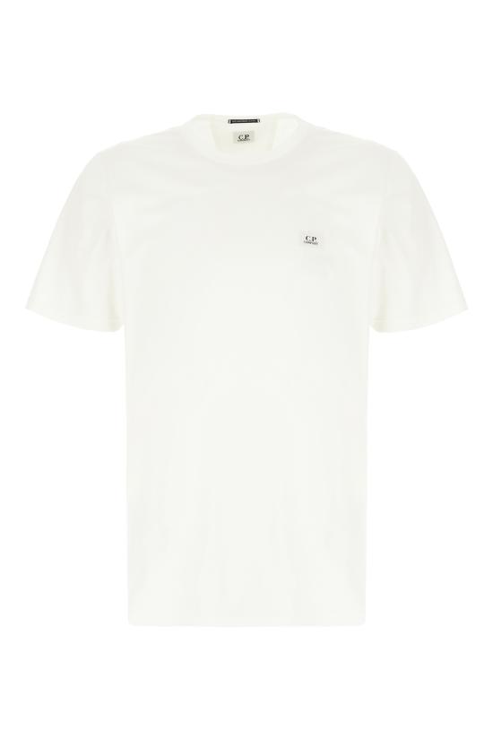 25SS 씨피 컴퍼니 반팔 티셔츠 18CMTS087A 006374G 103 GAUZE WHITE DOM