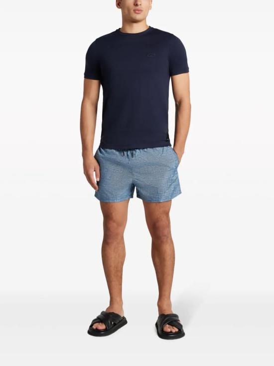  펜디 반팔 티셔츠 FY0894AL0F navy - FENDI