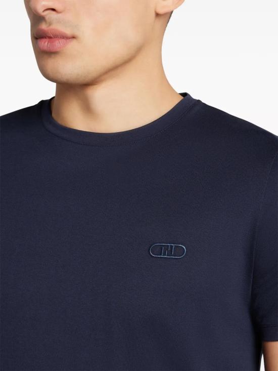  펜디 반팔 티셔츠 FY0894AL0F navy - FENDI