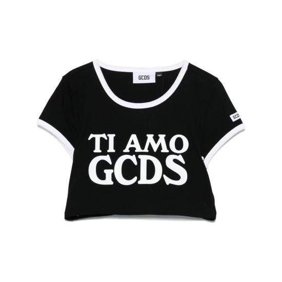 25SS 지씨디에스 반팔 티셔츠 A2OW2308JA3 BLACK