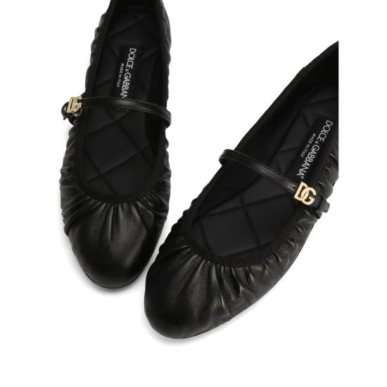 25SS 돌체앤가바나 플랫 슈즈 CB0257 AD137 8B956 BLACK - DOLCE & GABBANA