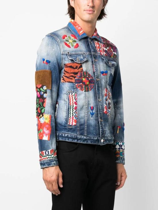  디스퀘어드2 데님 자켓 S74AM1308S30342 blue - DSQUARED2