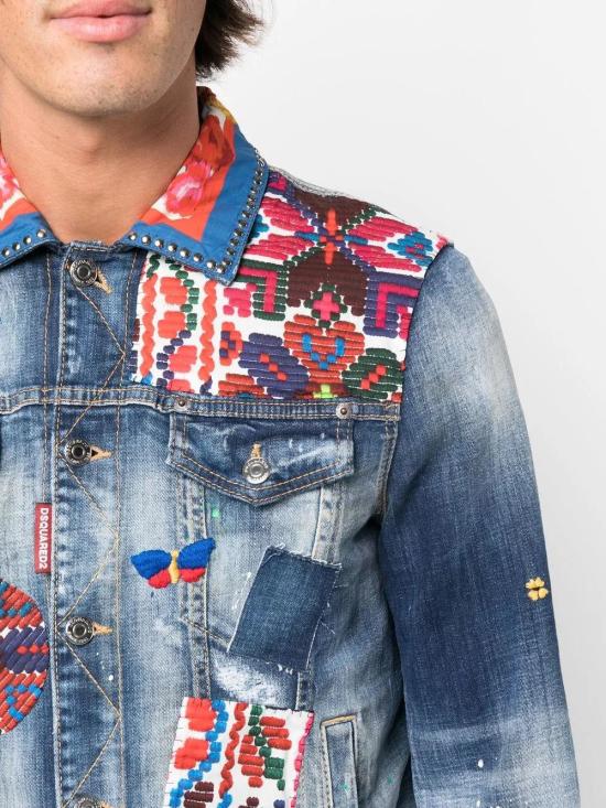  디스퀘어드2 데님 자켓 S74AM1308S30342 blue - DSQUARED2