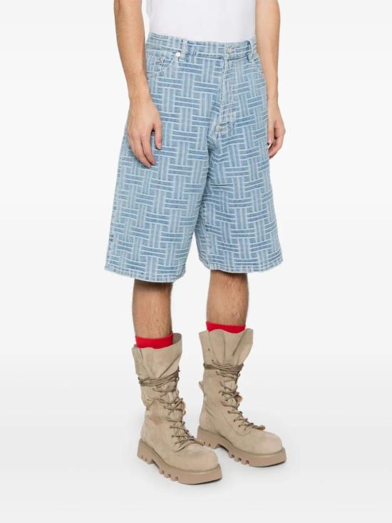  겐조 데님 숏팬츠 FF55DS3396J4 blue - KENZO