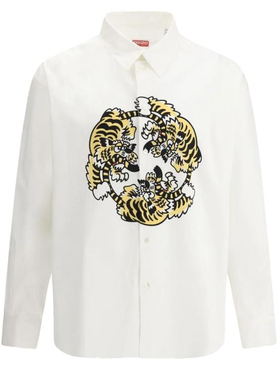  겐조 긴팔 셔츠 FF55CH4309P2 white