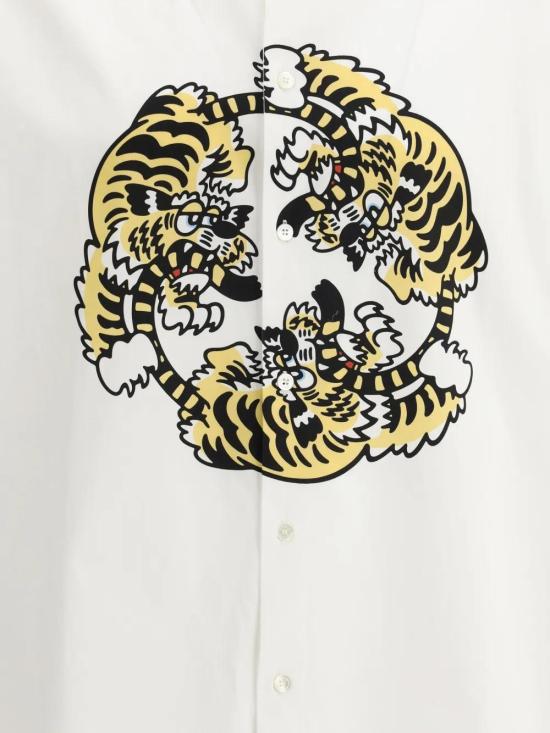  겐조 긴팔 셔츠 FF55CH4309P2 white - KENZO