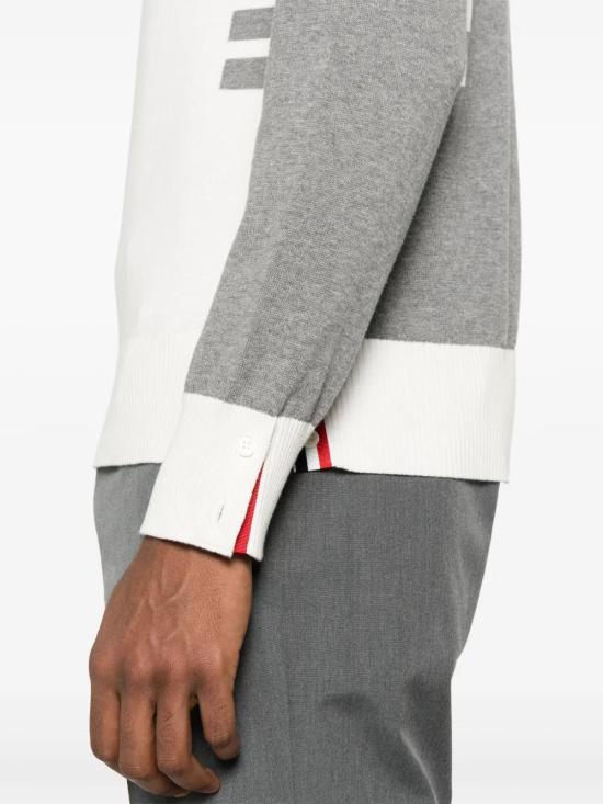  톰브라운 스웨터 MKA543FY3043 grey - THOM BROWNE