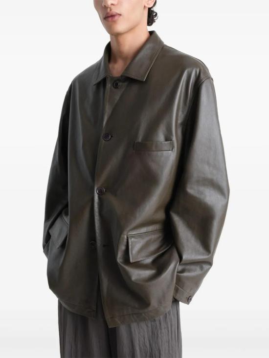  르메르 가죽 자켓 OW1074LL0095 brown - LEMAIRE