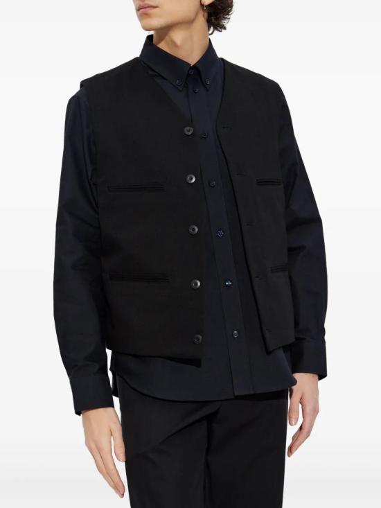  르메르 베스트 OW1147LF1365 black - LEMAIRE