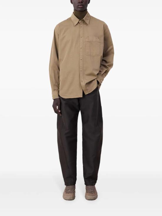  르메르 긴팔 셔츠 SH1137LF1206 brown - LEMAIRE