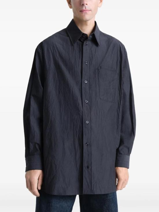  르메르 긴팔 셔츠 SH1157LF1399 dark grey - LEMAIRE