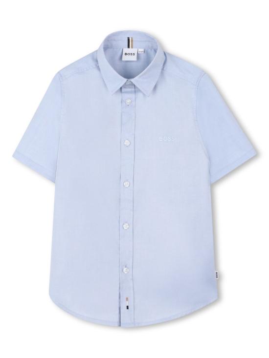 25SS [주니어] 휴고보스 셔츠 J52001 77D Clear Blue