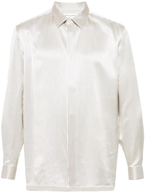  생로랑 긴팔 셔츠 774827Y3I879019 beige midnight