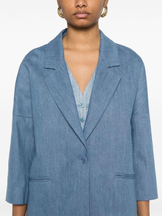 25SS 딸리아토레 코트 BRUNA 750026I1234 Blue - TAGLIATORE