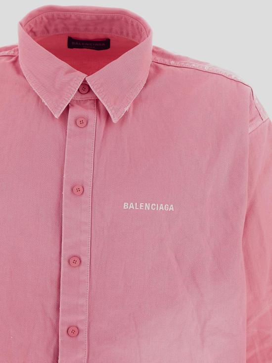 25SS 발렌시아가 셔츠 822840 TRWB12014 Baby pink - BALENCIAGA