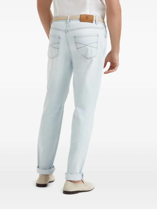  브루넬로 쿠치넬리 데님 팬츠 M0Z37D3210C1460 blue - BRUNELLO CUCINELLI