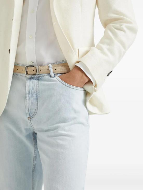  브루넬로 쿠치넬리 데님 팬츠 M0Z37D3210C1460 blue - BRUNELLO CUCINELLI