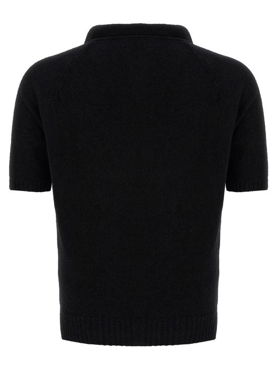 25FW 마리아 폴로 티셔츠 YPK002C8 Black - MA RY YA