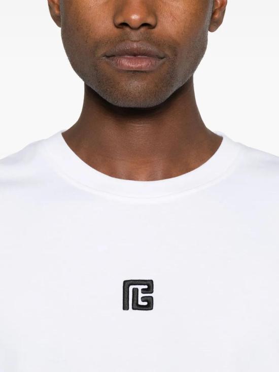  발망 반팔 티셔츠 EH1EG010BC87 white - BALMAIN