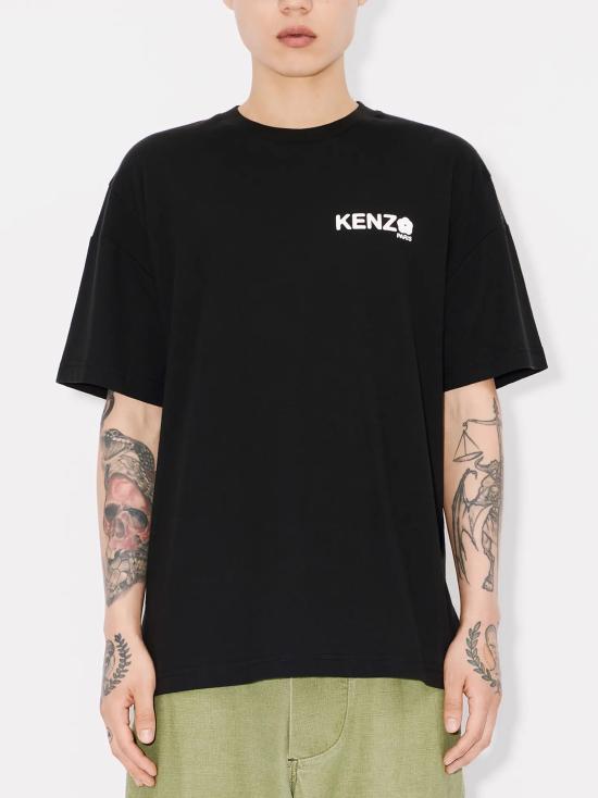 겐조 보케 플라워 2.0 티셔츠 FF55TS4894SG 99J BLACK - KENZO