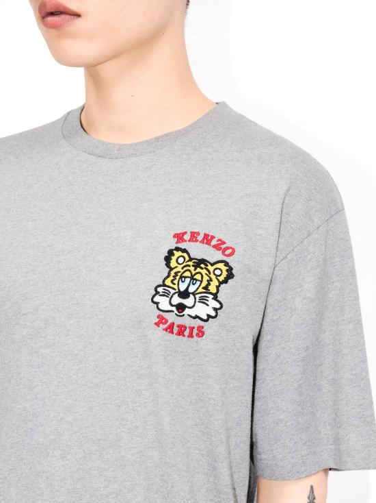 25SS 겐조 반팔 티셔츠 FF58TS4824SG 94 PEARL GREY - KENZO