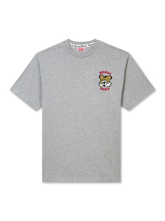 25SS 겐조 반팔 티셔츠 FF58TS4824SG 94 PEARL GREY