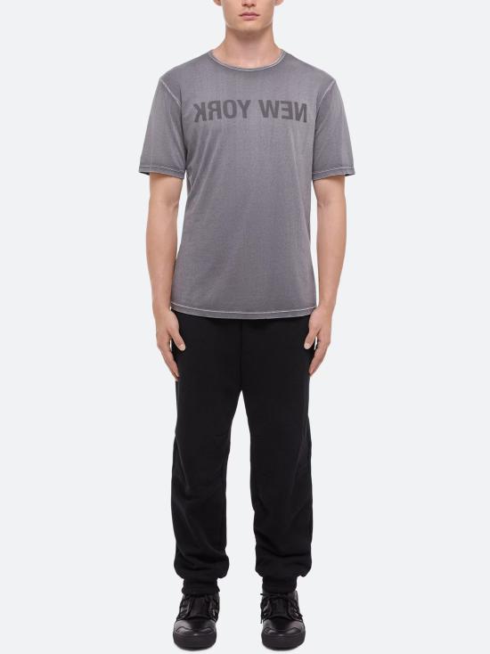  헬무트랭 반팔 티셔츠 O10HM508 Q14 GUNMETAL - HELMUT LANG