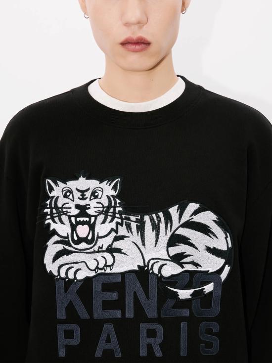  겐조 긴팔 티셔츠 FF55SW2634MF 99J BLACK - KENZO