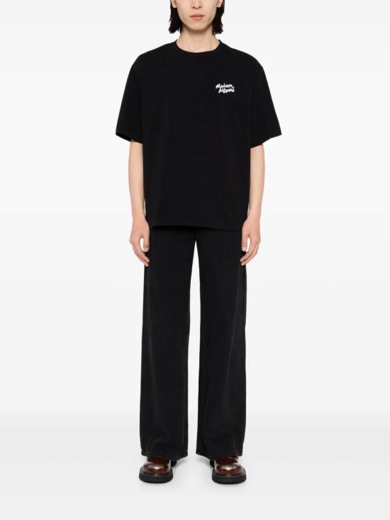  메종키츠네 반팔 티셔츠 OM00123KJ0119O197 black - MAISON KITSUNE