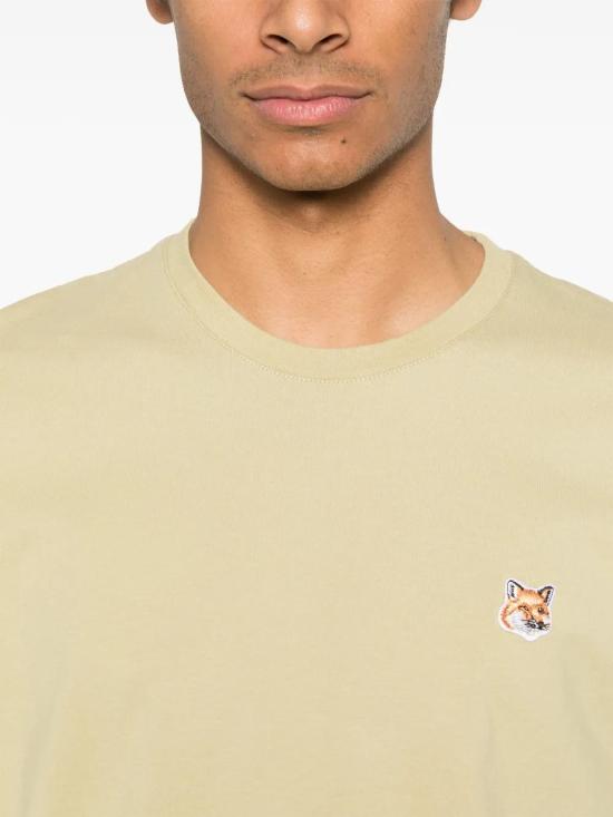  메종키츠네 반팔 티셔츠 LM00104KJ0008 green - MAISON KITSUNE