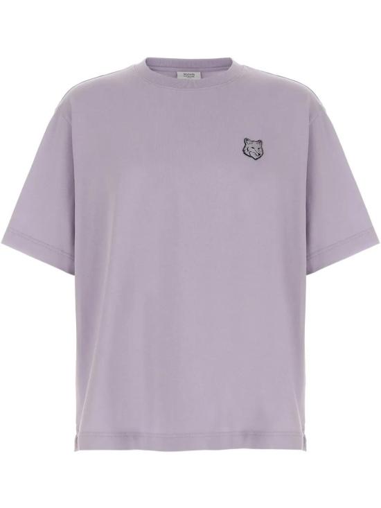  메종키츠네 반팔 티셔츠 LM00107KJ01190173 lavender