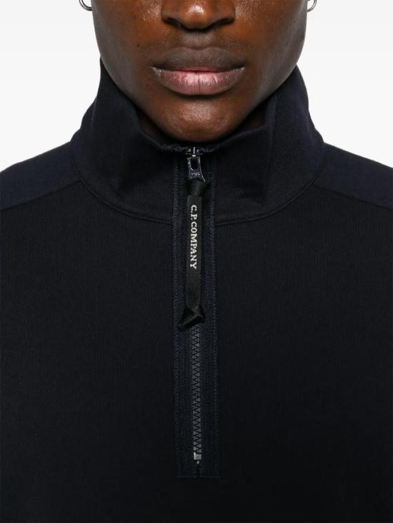  씨피 컴퍼니 긴팔 티셔츠 17CMSS027A005086W midnight blue - C.P. COMPANY