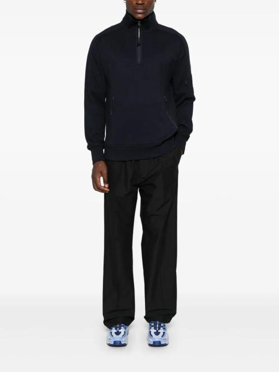  씨피 컴퍼니 긴팔 티셔츠 17CMSS027A005086W midnight blue - C.P. COMPANY