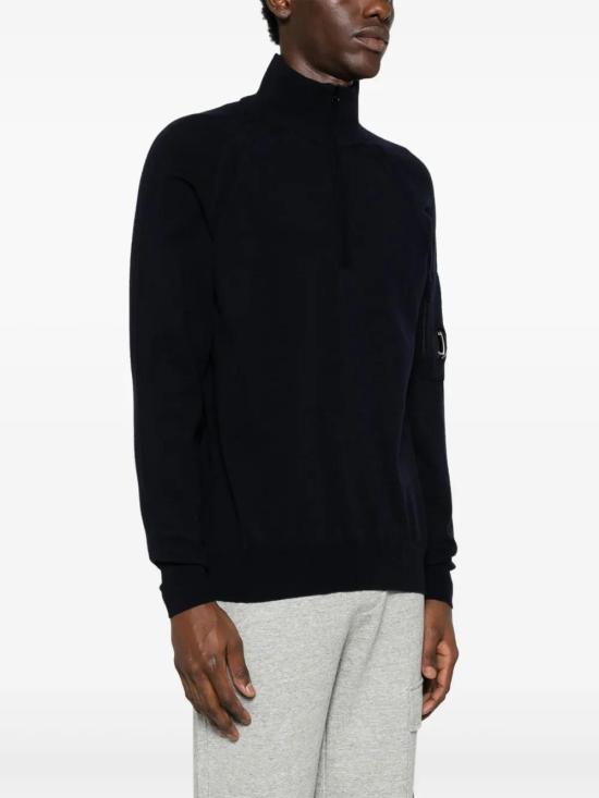  씨피 컴퍼니 스웨터 17CMKN193A005528A midnight blue - C.P. COMPANY