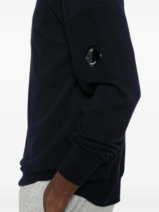  씨피 컴퍼니 스웨터 17CMKN193A005528A midnight blue - C.P. COMPANY