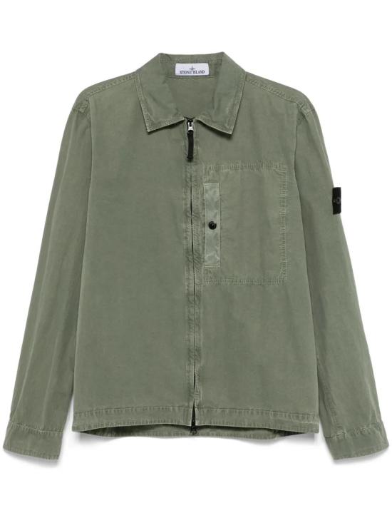  스톤 아일랜드 긴팔 셔츠 K1S151200032S00WN olive green