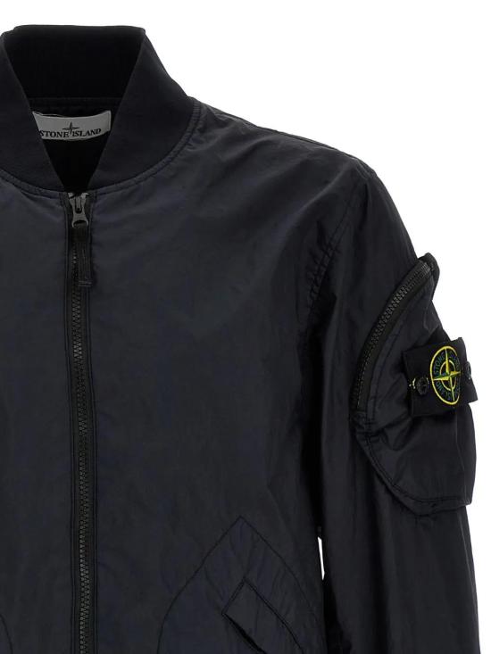  스톤 아일랜드 봄버 자켓 K1S154100004S0A21 midnight blue - STONE ISLAND
