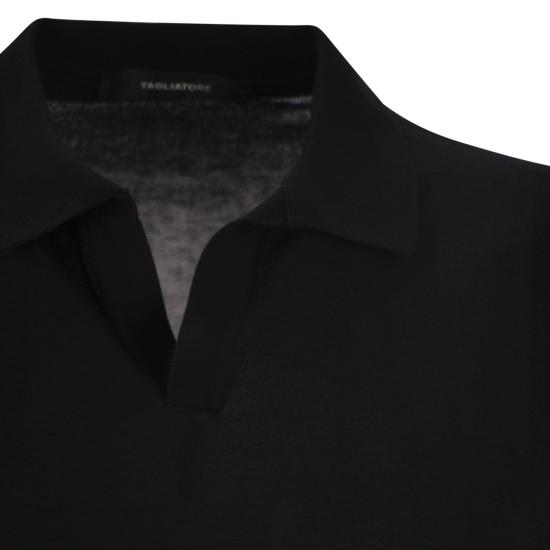 25SS 딸리아토레 폴로 티셔츠 KEITH GSE25 01 25E219 099 BLACK - TAGLIATORE