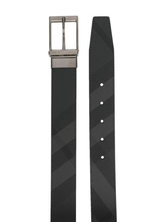  버버리 가죽 벨트 8065344 charcoal - BURBERRY