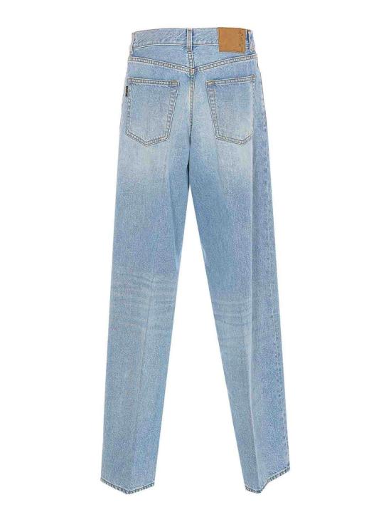 25SS 하이쿠레 스트레이트 팬츠 HEW03296DF144L0877 Blue - HAIKURE