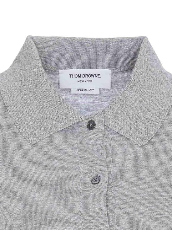 26SS 톰브라운 4바 코튼 셔츠 FKL003AY3036055 Grey - THOM BROWNE