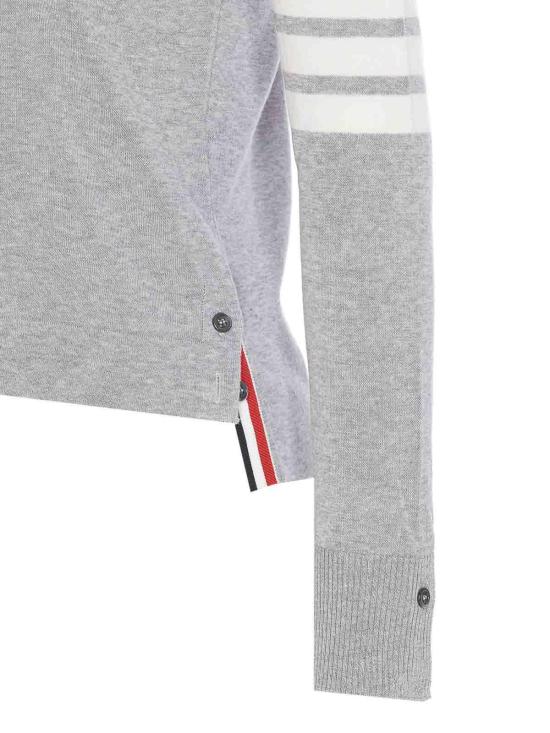 26SS 톰브라운 4바 코튼 셔츠 FKL003AY3036055 Grey - THOM BROWNE