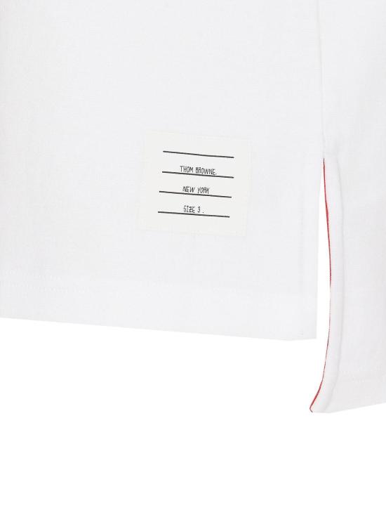  톰브라운 반팔 티셔츠 MJS282AJ0199100 White - THOM BROWNE