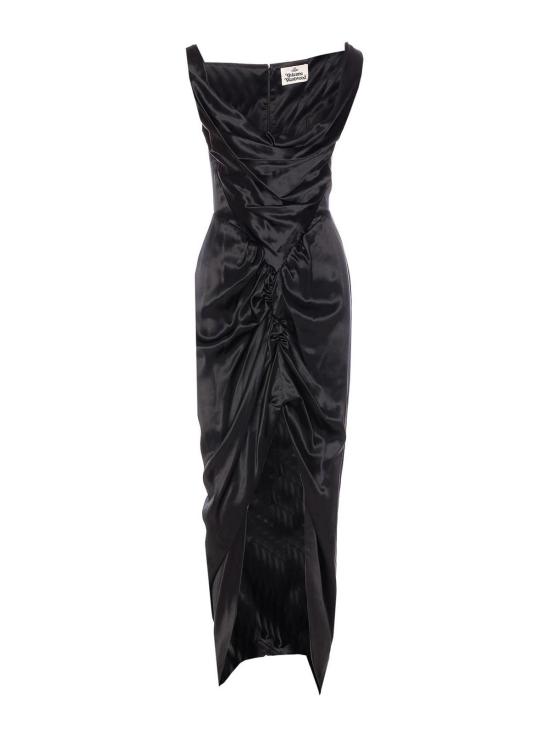  비비안웨스트우드 롱 원피스 1101035BW0128N401 Black