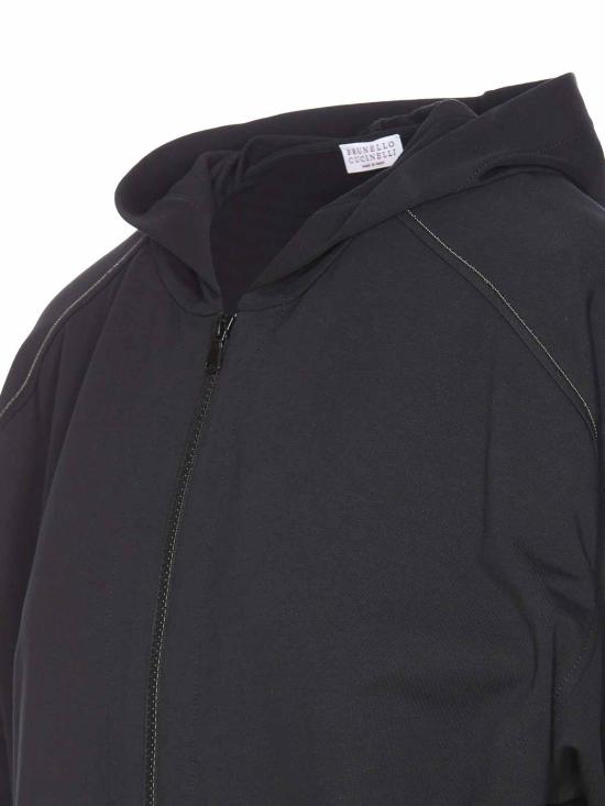 26SS 브루넬로 쿠치넬리 집업 스웨트셔츠 MH827FB706C101 Blue - BRUNELLO CUCINELLI