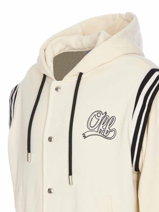  오프화이트 후드 티셔츠 OMEK003S25JER0010B0B White - OFF WHITE