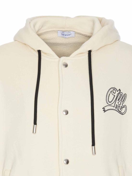  오프화이트 후드 티셔츠 OMEK003S25JER0010B0B White - OFF WHITE